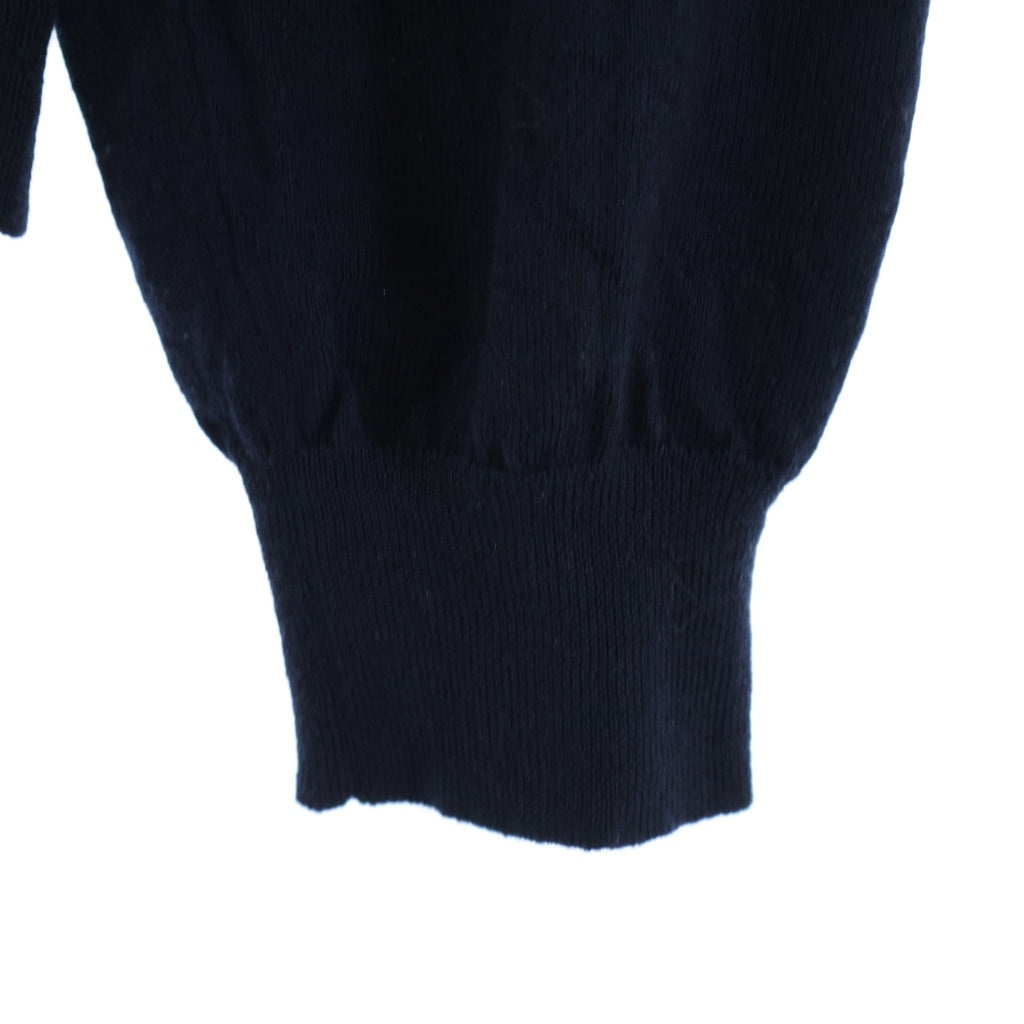 BALENCIAGA(バレンシアガ) 19AW BBロゴ クルーネックニットセーター ネイビー 583117 T1439