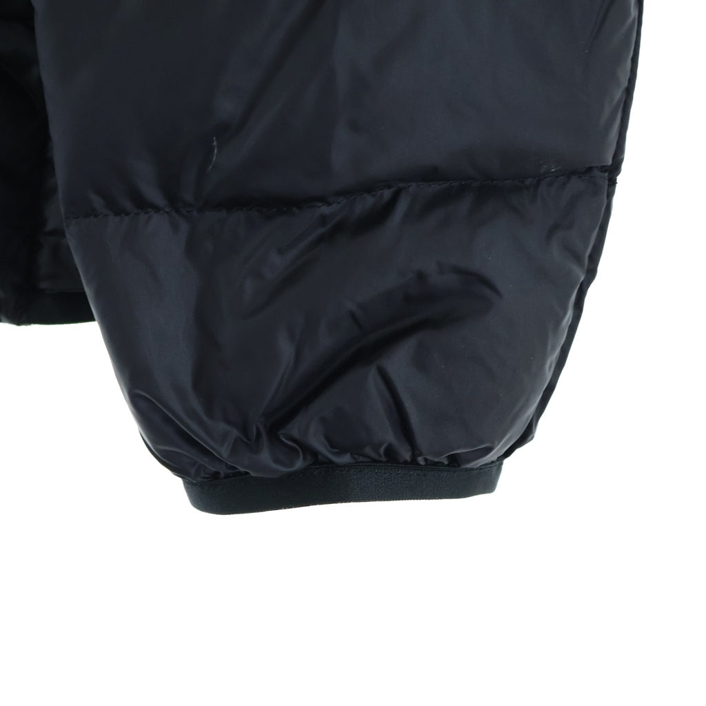MONCLER(モンクレール) 23SS PROVINS GIUBBOTTO フードロゴ刺繍 ライトダウンジャケット ブラック I10911A00092 53279