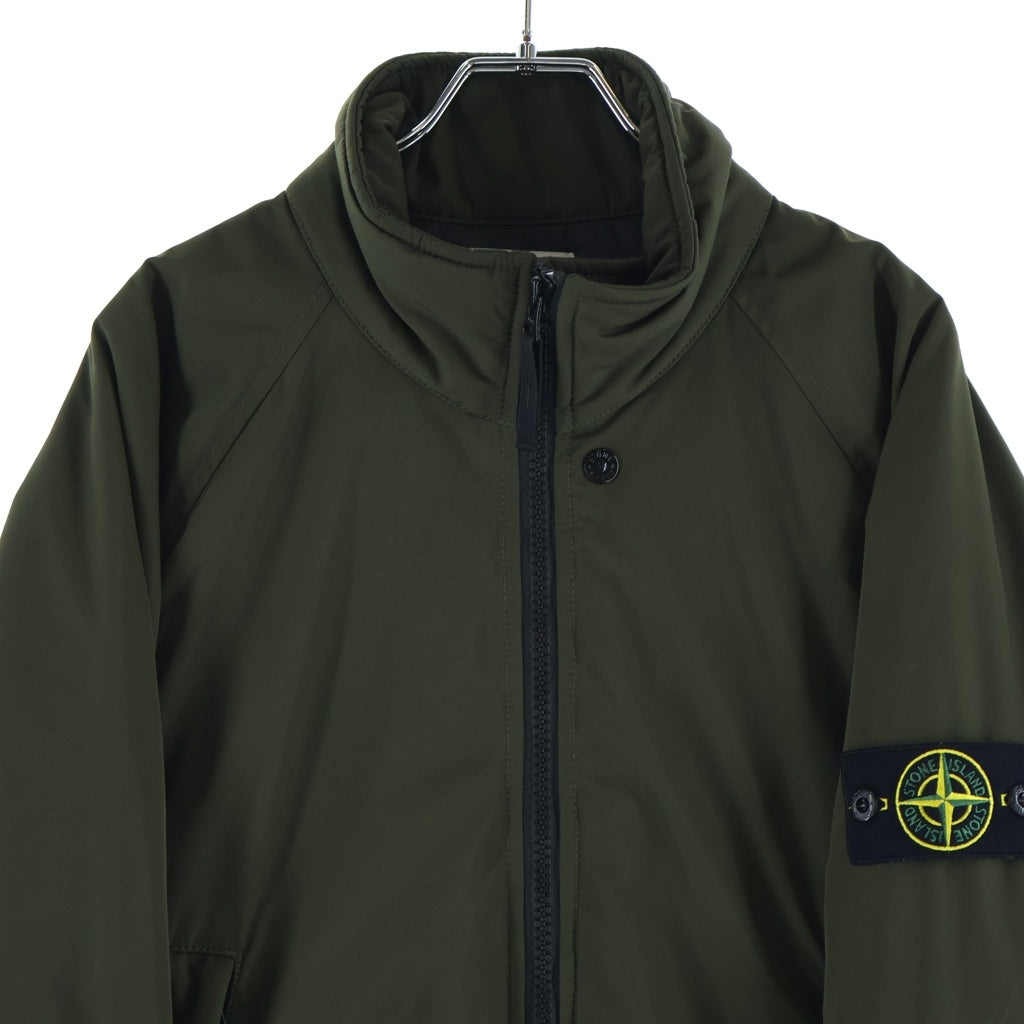 STONE ISLAND(ストーンアイランド) MICRO TWILL WITH PRIMALOFT P.U.R.E INSULATION TECHNOLOGY ポリエステル マイクロツイル パデッドスタンドカラーブルゾンジャケット カーキ 791541926