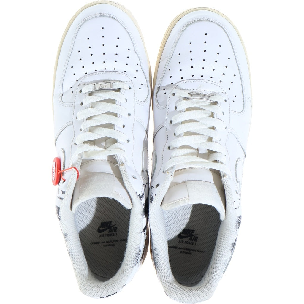 NIKE(ナイキ) ×COMME des GARCONS ×SUPREME AIR FORCE LOW コムデギャルソン シュプリーム エアフォース 1 ローカットスニーカー ホワイト US11/29cm 923044-100
