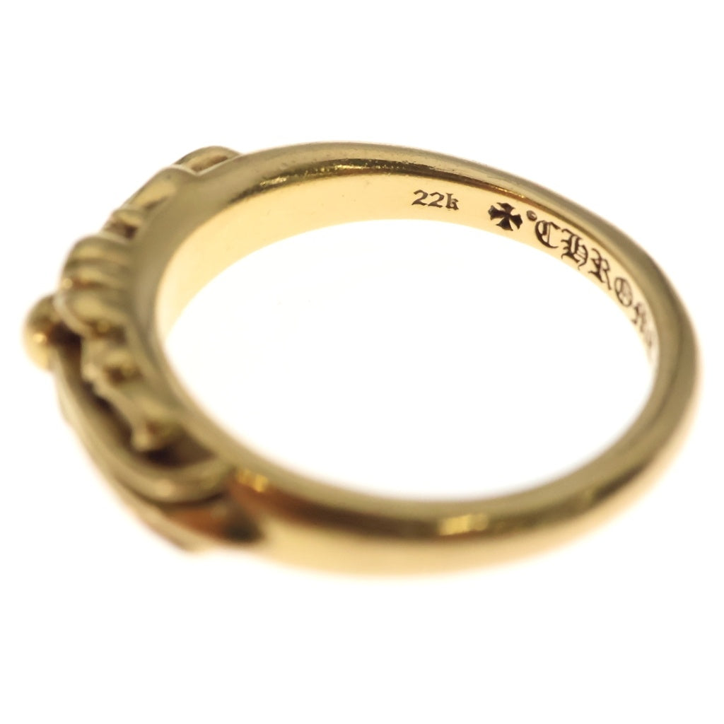 CHROME HEARTS(クロムハーツ) 22K BABYCLSC ベイビークラシック フローラルクロスリング ゴールド BCA391 レディース