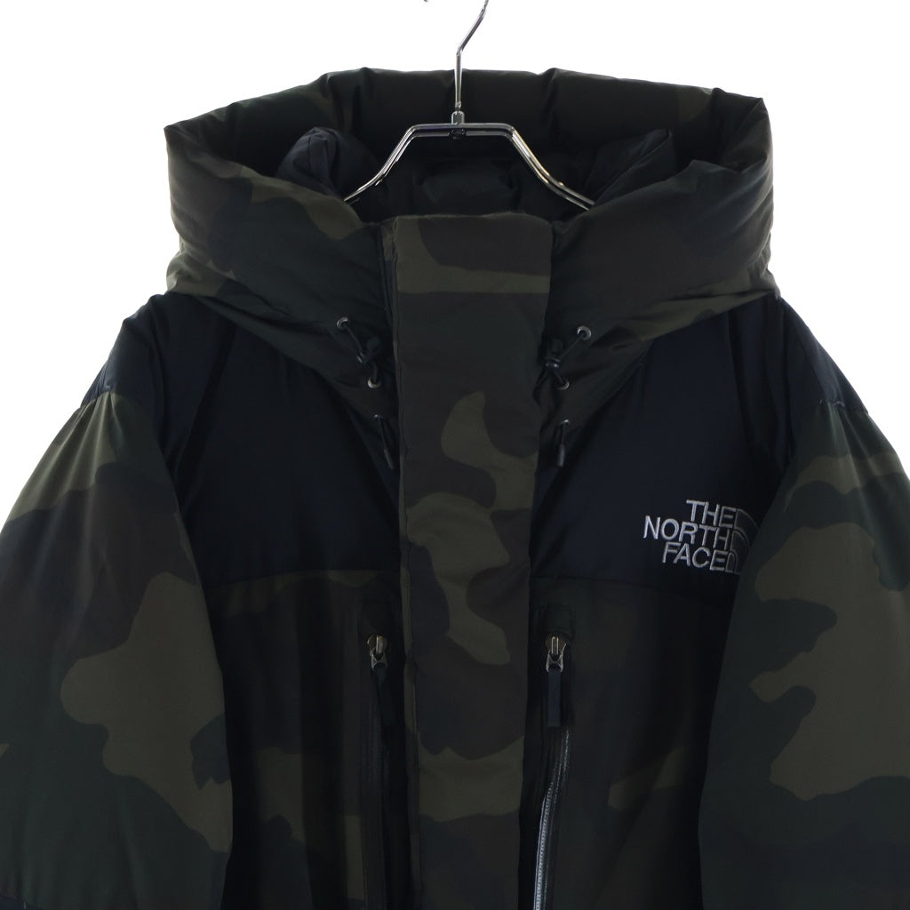 THE NORTH FACE(ザノースフェイス) カモフラ 迷彩総柄 ノベルティ バルトロライト ダウンジャケット カーキ ND91720