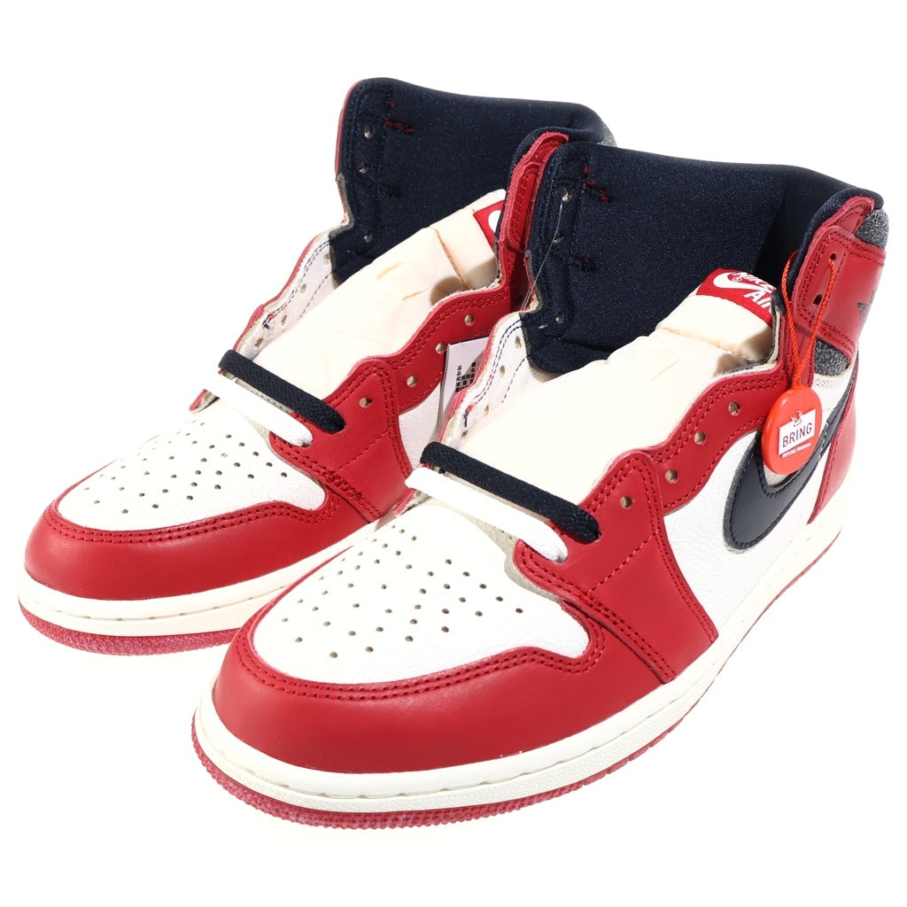 NIKE(ナイキ) AIR JORDAN 1 HIGH OG CHICAGO LOST & FOUND エアジョーダン1 ハイ ロスト アンド ファウンド ハイカットスニーカー レッド/ホワイト US10/28.0cm DZ5485-612