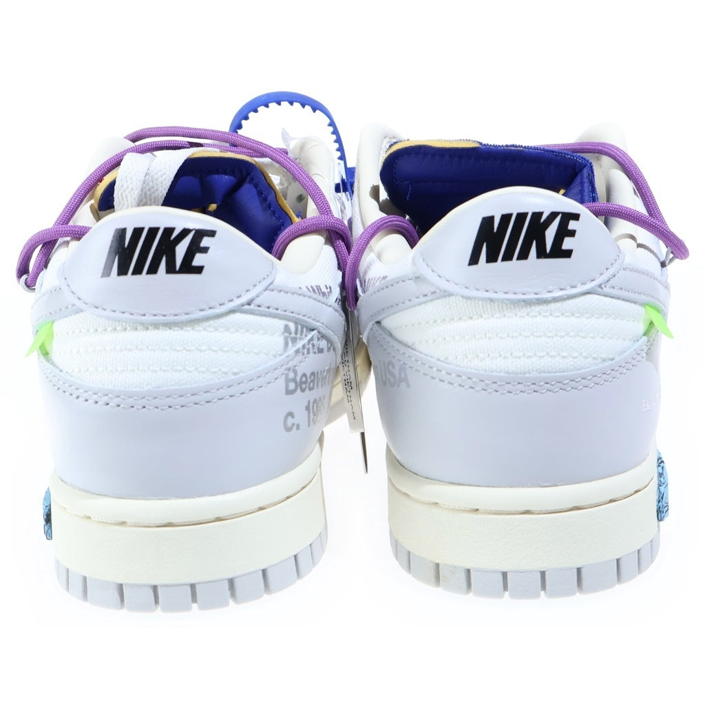 NIKE(ナイキ) ×Off-White Dunk Low1 of 50 Lot.48 オフホワイト ダンク ローカットスニーカー グレー US10/28cm DM1602-107