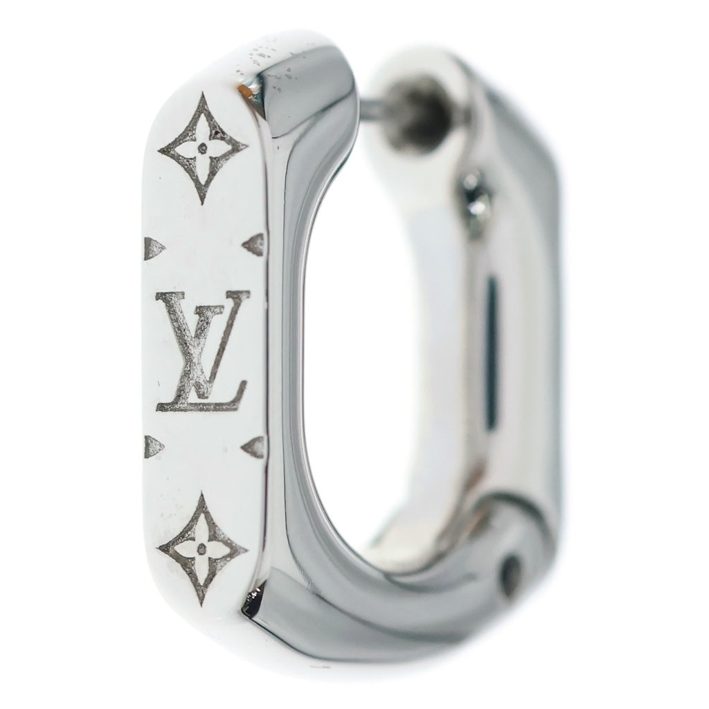 LOUIS VUITTON(ルイヴィトン) シングル ミニモノグラム チェーン ピアス M02227 シルバー