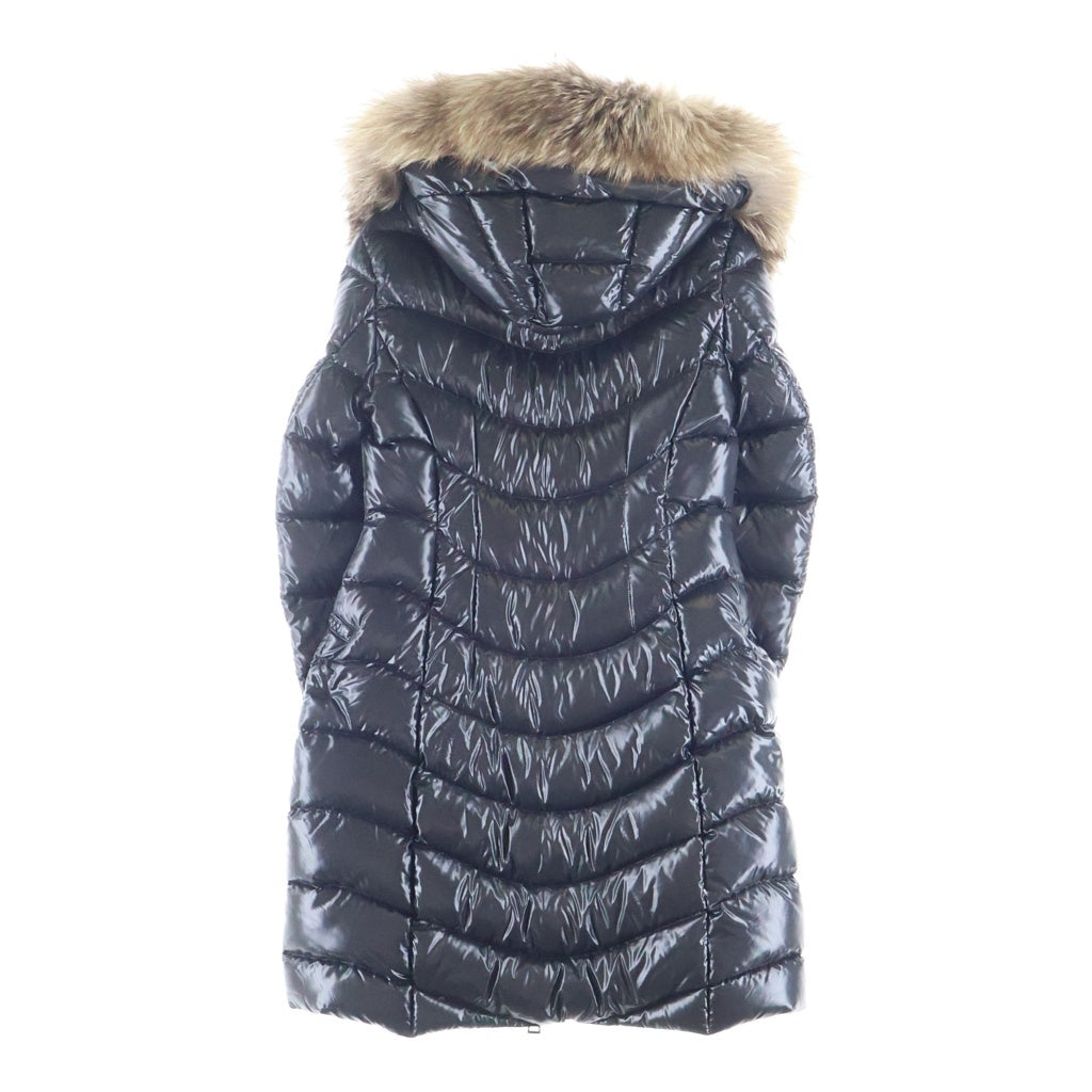 MONCLER(モンクレール) APHIA DOWN COAT ダウンコート リアルファー フード付き ブラック B20934989225 68950 レディース