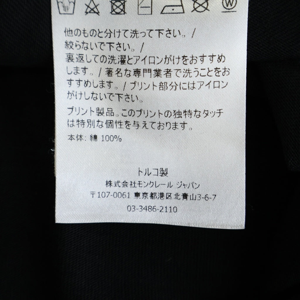 MONCLER(モンクレール) 20SS MAGLIA T-SHIRT フロントプリント 半袖Tシャツ カットソー ホワイト F10918C70610