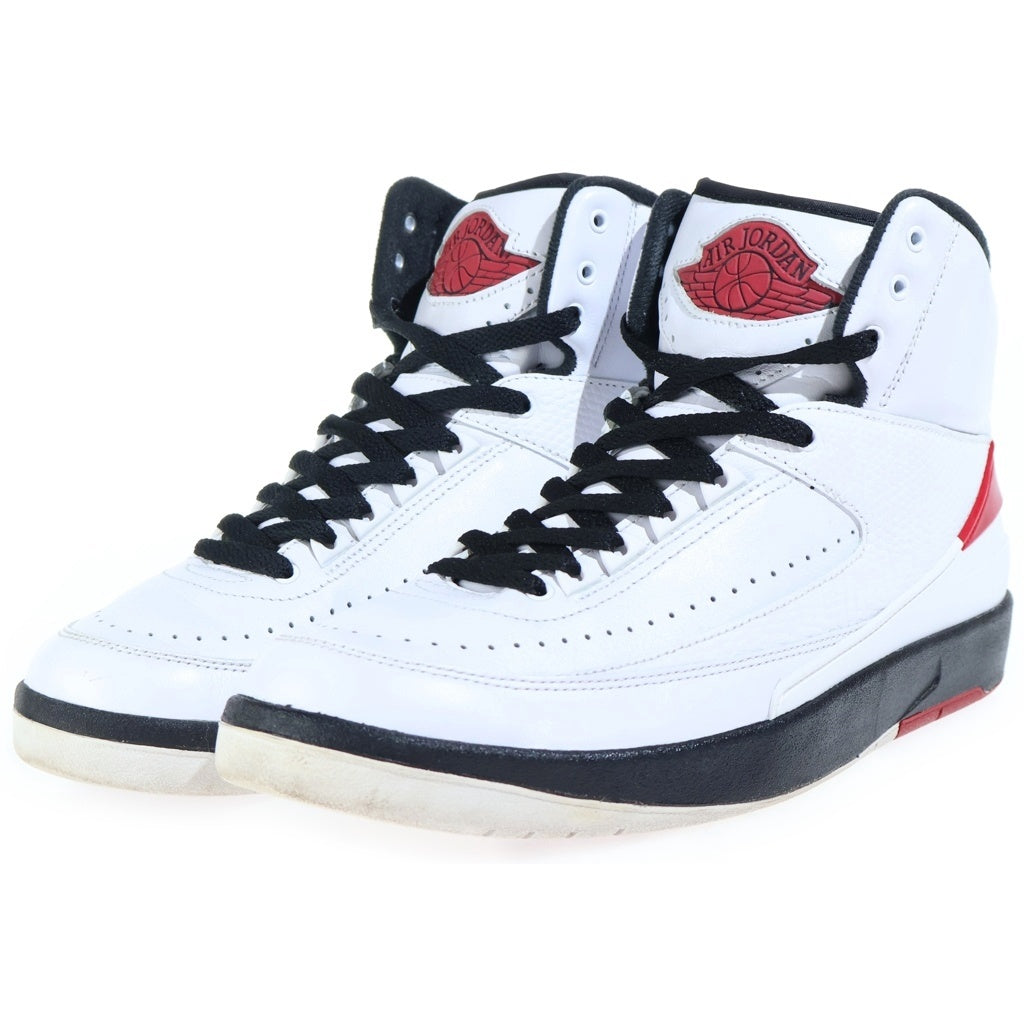 NIKE(ナイキ) AIR JORDAN 2 CHICAGO 2022 エアジョーダン2 OG シカゴ ハイカットスニーカー ホワイト/レッド US10/28.0cm DX2454-106