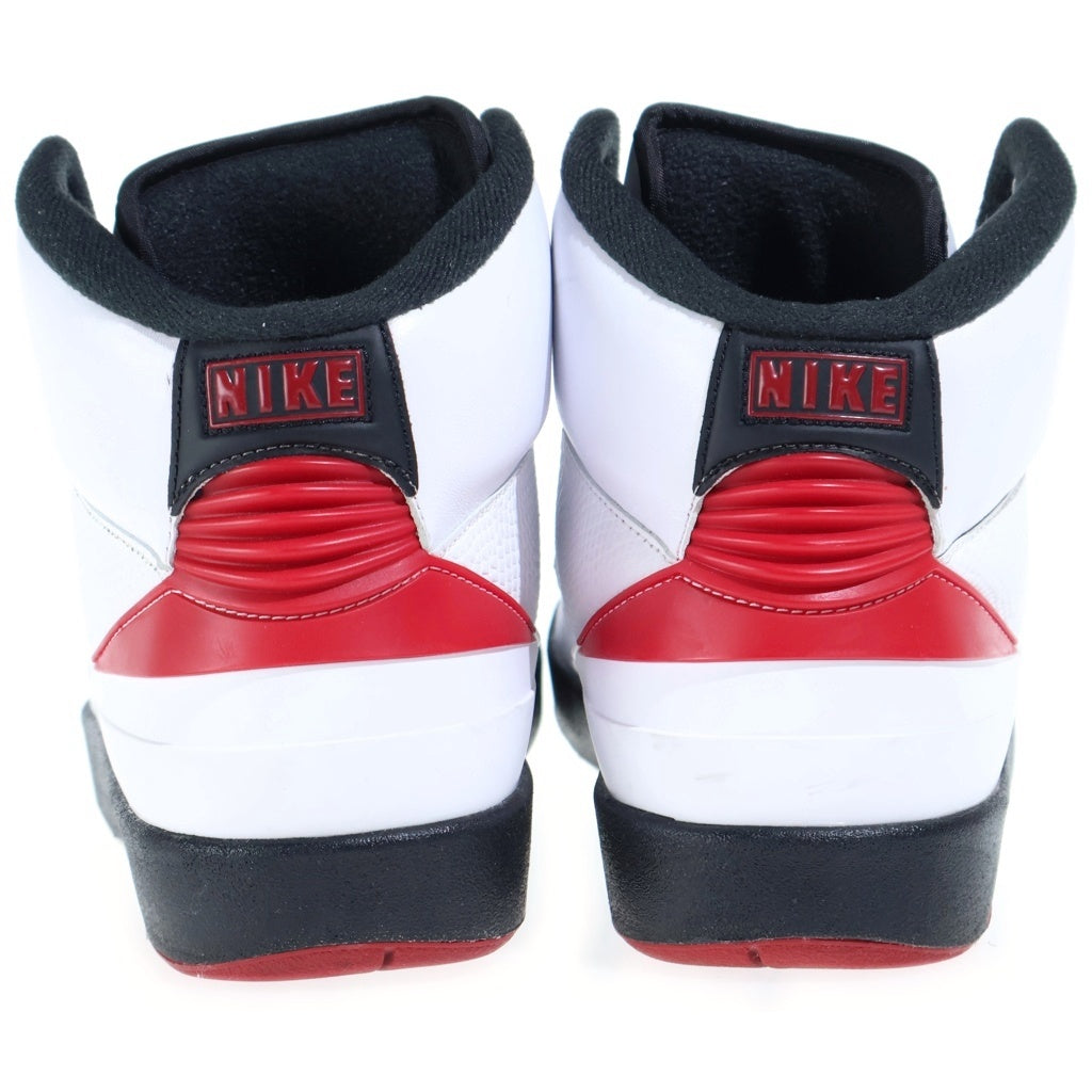 NIKE(ナイキ) AIR JORDAN 2 CHICAGO 2022 エアジョーダン2 OG シカゴ ハイカットスニーカー ホワイト/レッド US10/28.0cm DX2454-106