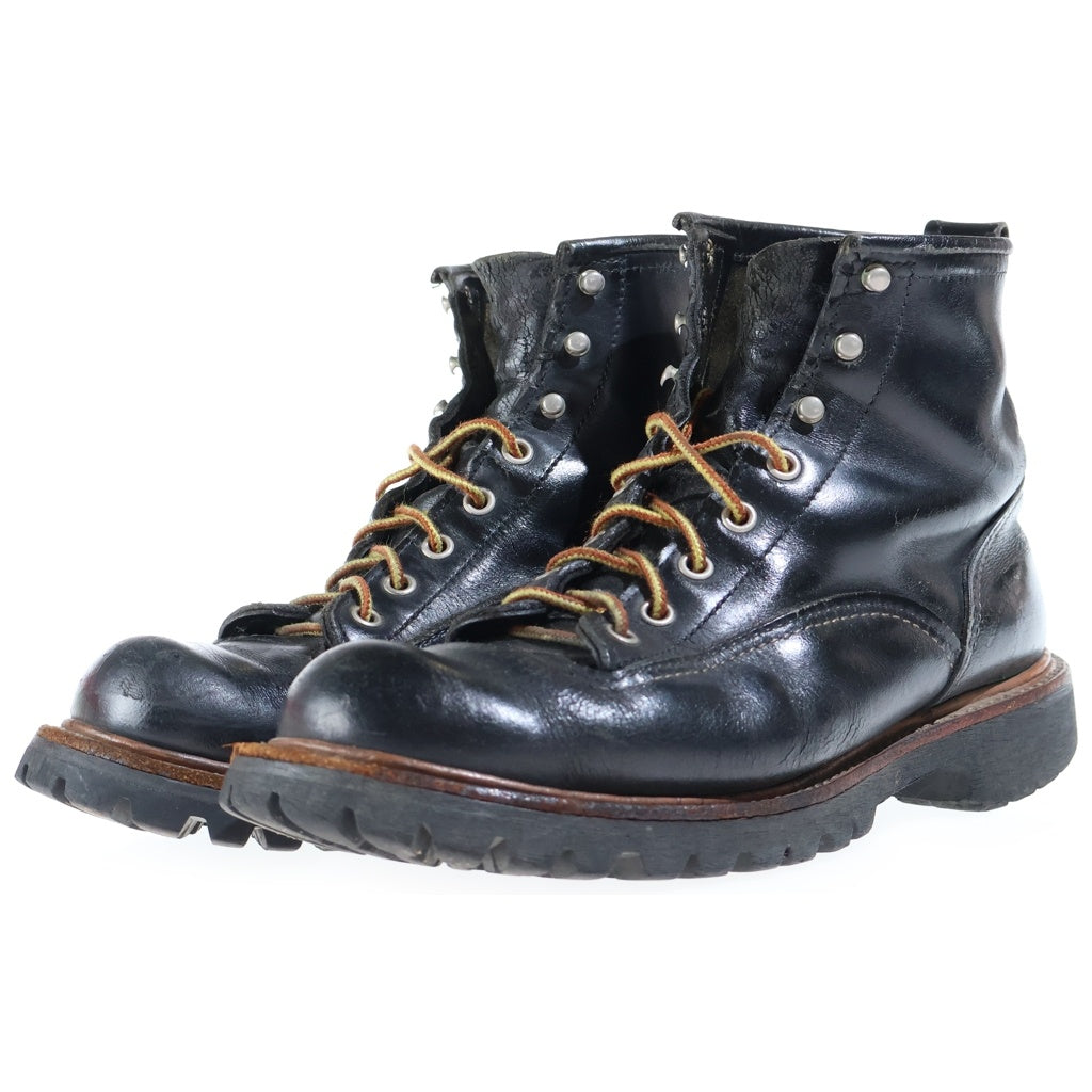 RED WING(レッド ウイング) LINEMAN ラインマン ハイカットレザーブーツ ブラック US7 1/2 2934