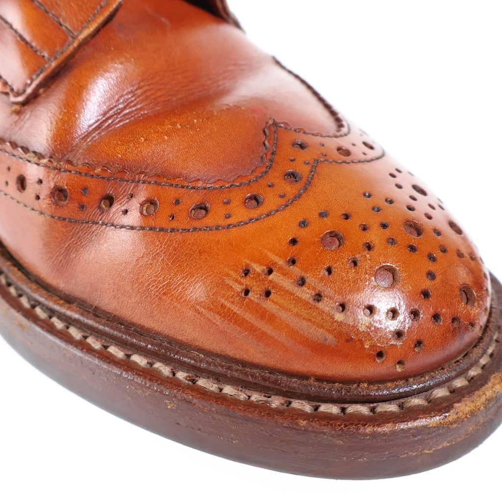 Tricker's(トリッカーズ) MALTON COMMANDO SOLE マルトン コマンドソール ウイングチップ レースアップ レザー カントリーブーツ ブラウン M2508