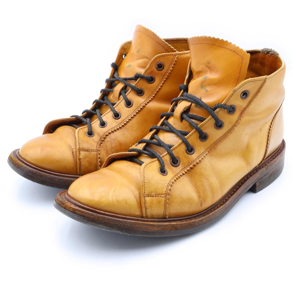 Tricker's(トリッカーズ) MONKY BOOTS モンキーブーツ ミドルカットレザーブーツ ブラウン M6077