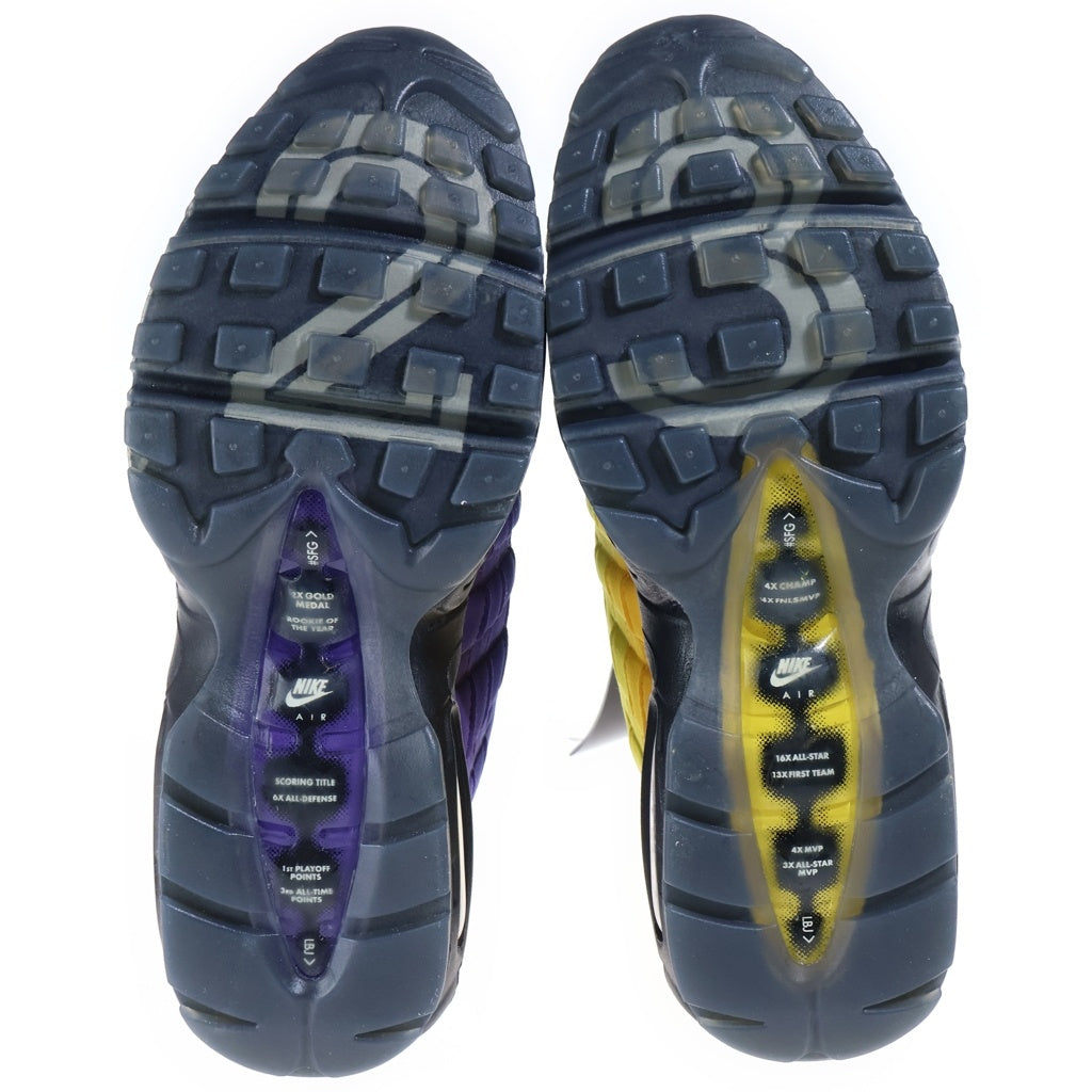 NIKE(ナイキ) AIR MAX 95 NRG LEBRON エアマックス95 エナジー レブロン ローカット スニーカー イエロー/パープル US8.5/26.5cm CZ3624-001