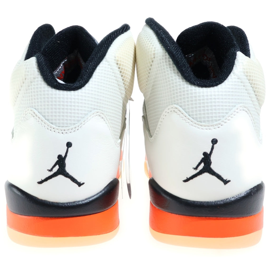 NIKE(ナイキ) AIR JORDAN 5 RETRO ORANGE BLAZE エアジョーダン5 オレンジブレイズ ミッドカットスニーカー ホワイト/オレンジ US10.5/28.5cm DC1060-100