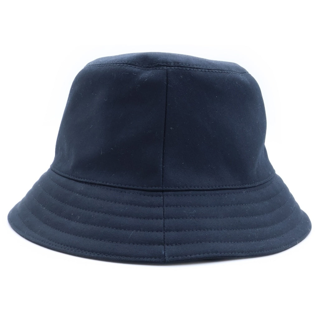 HERMES(エルメス) FRED H STRIPE Hストライプ バケットハット 帽子 ブラック H242069N