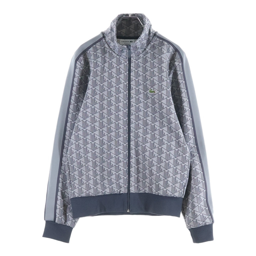 LACOSTE(ラコステ) TRACK JACKET モノグラムジャカード トラックジャケット グレー SH1368