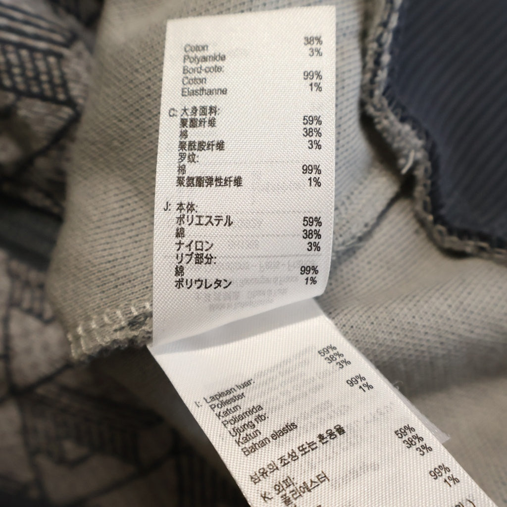LACOSTE(ラコステ) TRACK JACKET モノグラムジャカード トラックジャケット グレー SH1368