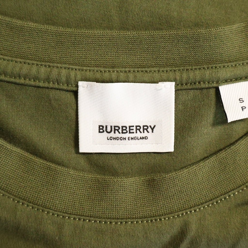 BURBERRY(バーバリー) HARLFORD ホースフェリープリント クルーネック半袖Tシャツ カットソー カーキ 8055249