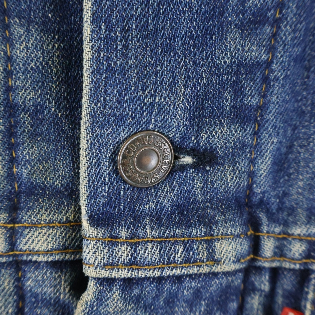 Levi's(リーバイス) 70s~80s VINTAGE 70505-0317 ヴィンテージ スモールE 4th ブランケット付 ボタン裏525 デニム ジャケット インディゴ