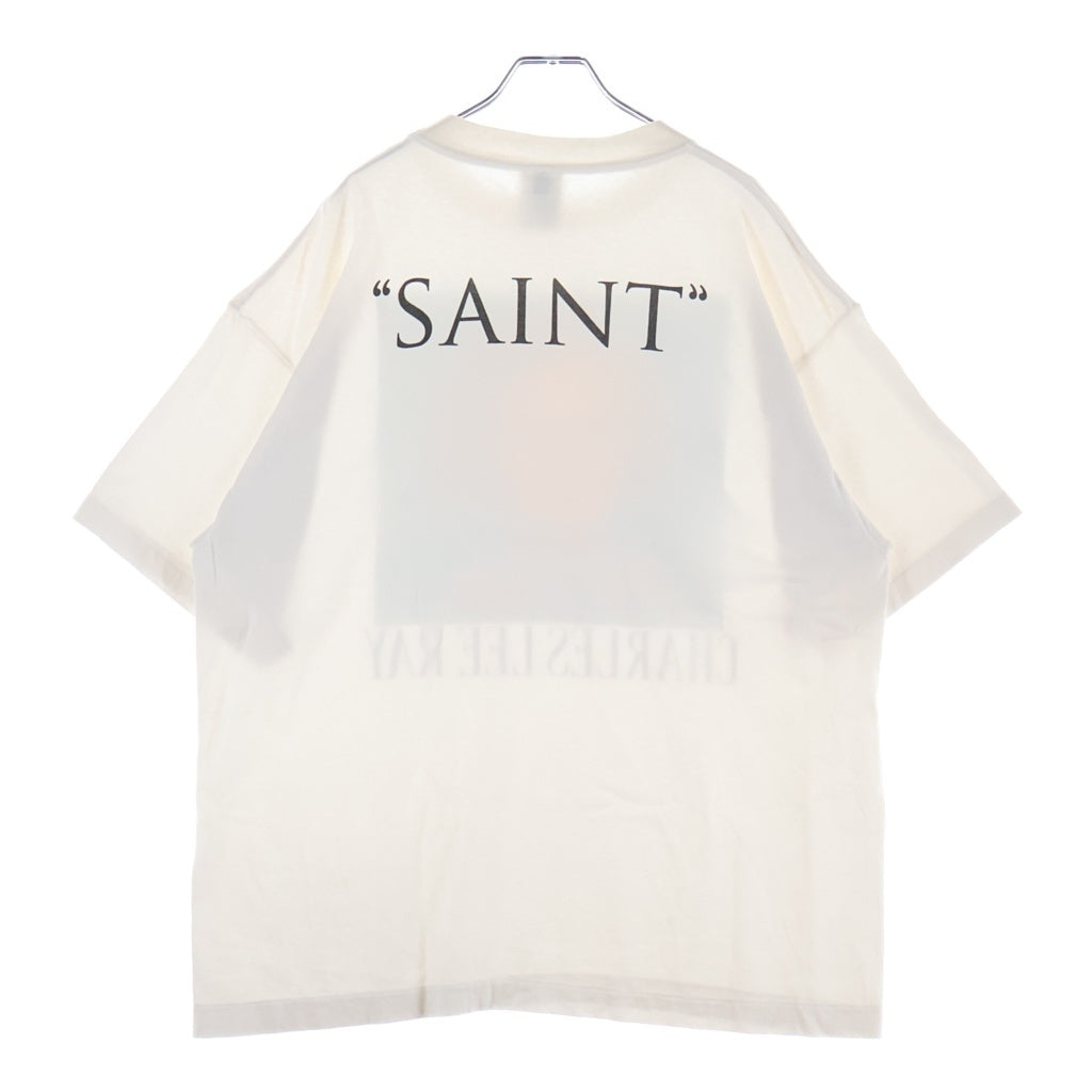 SAINT MICHAEL(セントマイケル) 26AW CKY_SS T-SHIRT/SAINT/WHITE CHUCKY チャッキー プリント半袖Tシャツ カットソー ホワイト SM-MK1-0000-C68