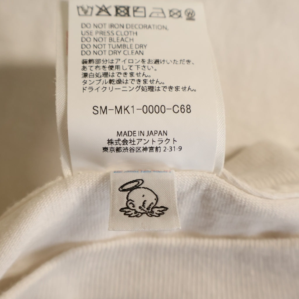 SAINT MICHAEL(セントマイケル) 26AW CKY_SS T-SHIRT/SAINT/WHITE CHUCKY チャッキー プリント半袖Tシャツ カットソー ホワイト SM-MK1-0000-C68