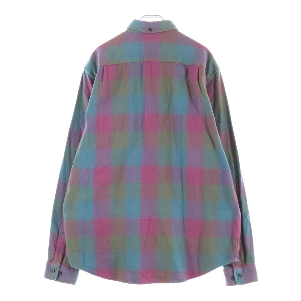 SUPREME(シュプリーム) 18AW Shadow Plaid Flannel Shirt シャドープレイド フランネル長袖シャツ マルチ