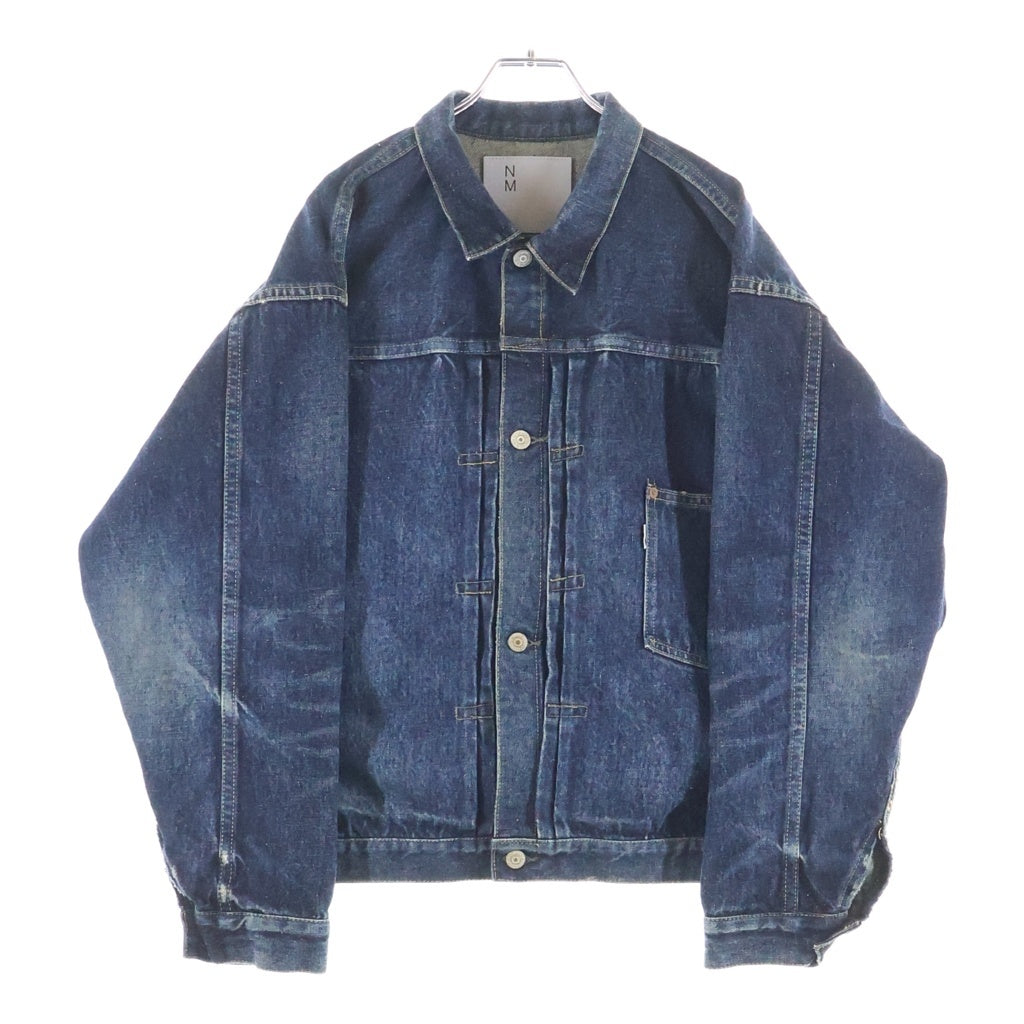 New Manual(ニュー マニュアル) #029 WW 2 LV T-BACK JACKET ONE-WASHED ワンウォッシュ Tバック デニムジャケット インディゴ