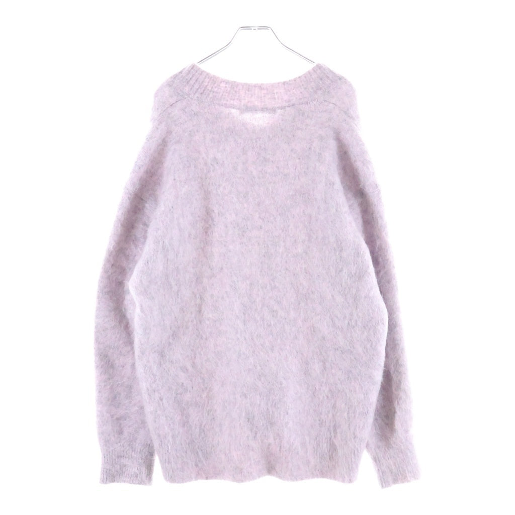 Acne Studios(アクネ ストゥディオズ) MOHAIR-BLEND SWEATER モヘヤブレンド Vネックニットセーター ピンク FN-WN-KNIT000369