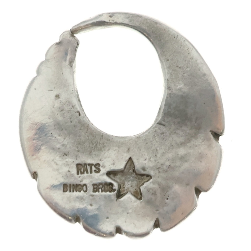THE BINGO BROTHERS(ザ ビンゴブラザーズ) ×RATS ラッツ 24K シルバー925 コンビ ピアス シルバー/ゴールド LTD-001