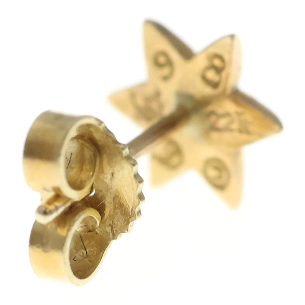 CHROME HEARTS(クロムハーツ) 22K CO STAR 1DIA スター 1ダイヤ スタッドピアス ゴールド