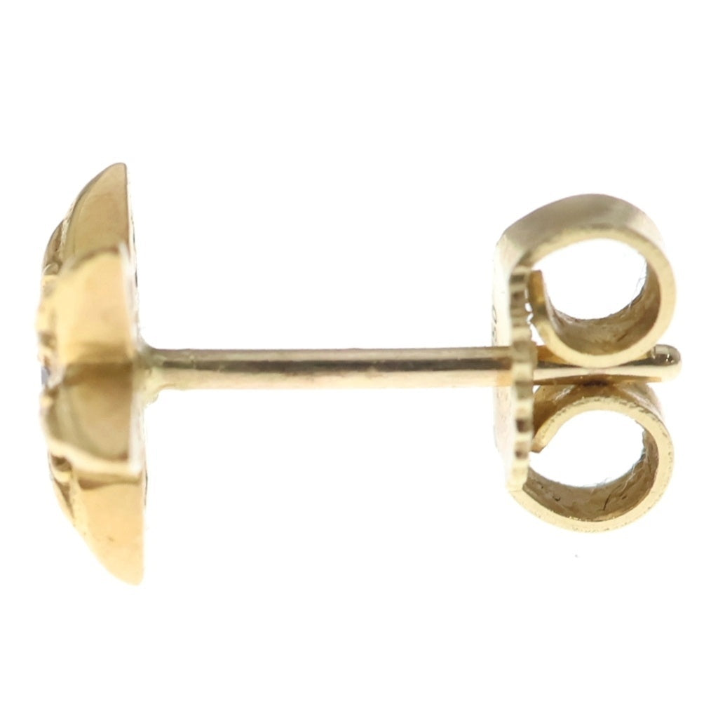 CHROME HEARTS(クロムハーツ) 22K CO STAR 1DIA スター 1ダイヤ スタッドピアス ゴールド