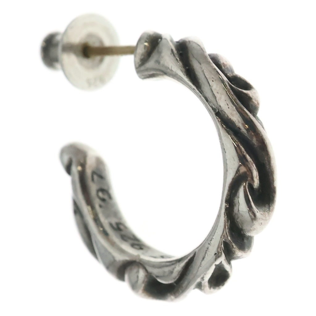 CHROME HEARTS(クロムハーツ) HOOP SCROOL スクロール フープピアス シルバー BCA102
