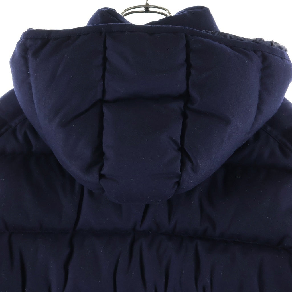 MONCLER(モンクレール) 18AW MONTGENEVRE GIUBBOTTO モンジュネーブル ダブルジップ ロゴワッペン ダウンジャケット ネイビー D20914033805 54272