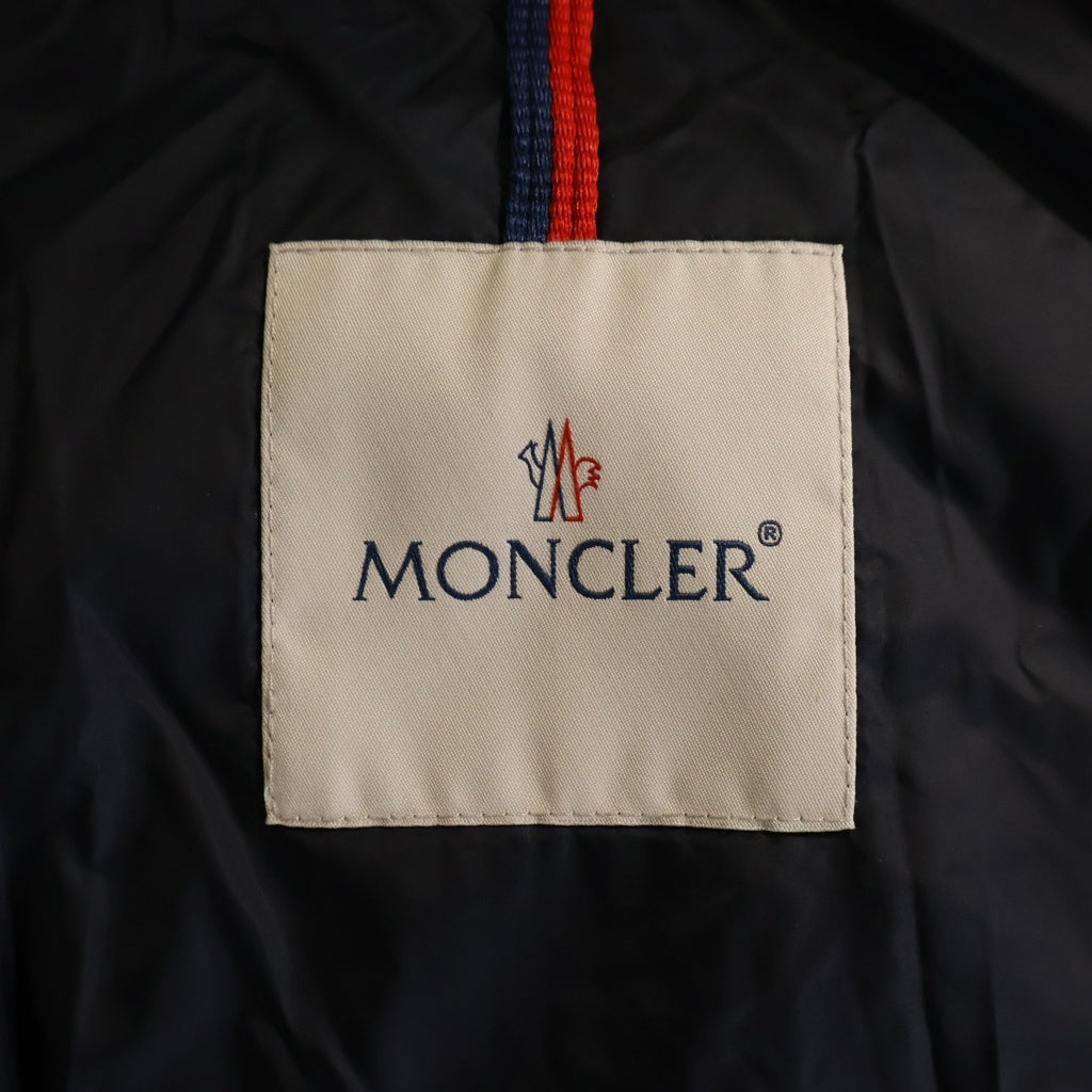 MONCLER(モンクレール) 18AW MONTGENEVRE GIUBBOTTO モンジュネーブル ダブルジップ ロゴワッペン ダウンジャケット ネイビー D20914033805 54272