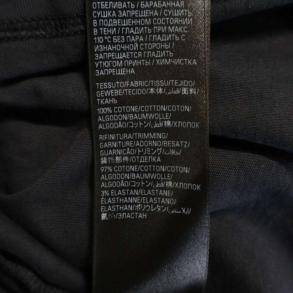 BALENCIAGA(バレンシアガ) 23AW TAPE TYPE OVERSIZED T-SHIRT テープタイプオーバーサイズ半袖Tシャツ カットソー ブラック 739784 TOVA9