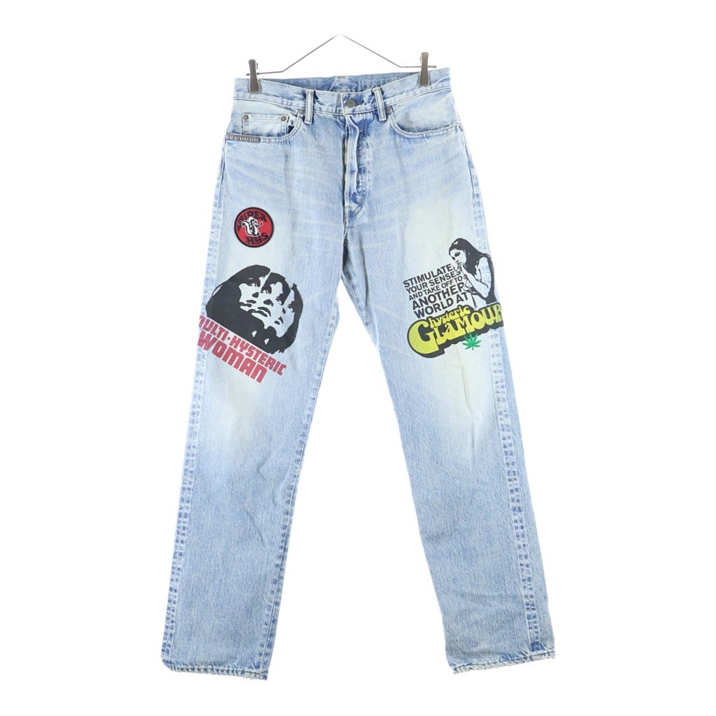 HYSTERIC GLAMOUR(ヒステリックグラマー) HYSTERIC DAYS 50'S XX ストレートデニムパンツ ライトインディゴブルー 02261AP07