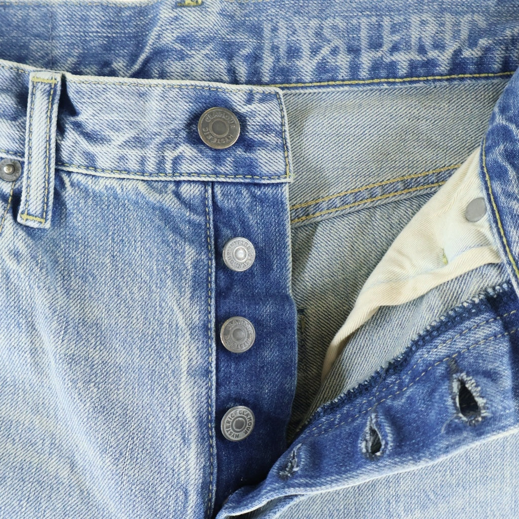 HYSTERIC GLAMOUR(ヒステリックグラマー) HYSTERIC DAYS 50'S XX ストレートデニムパンツ ライトインディゴブルー 02261AP07