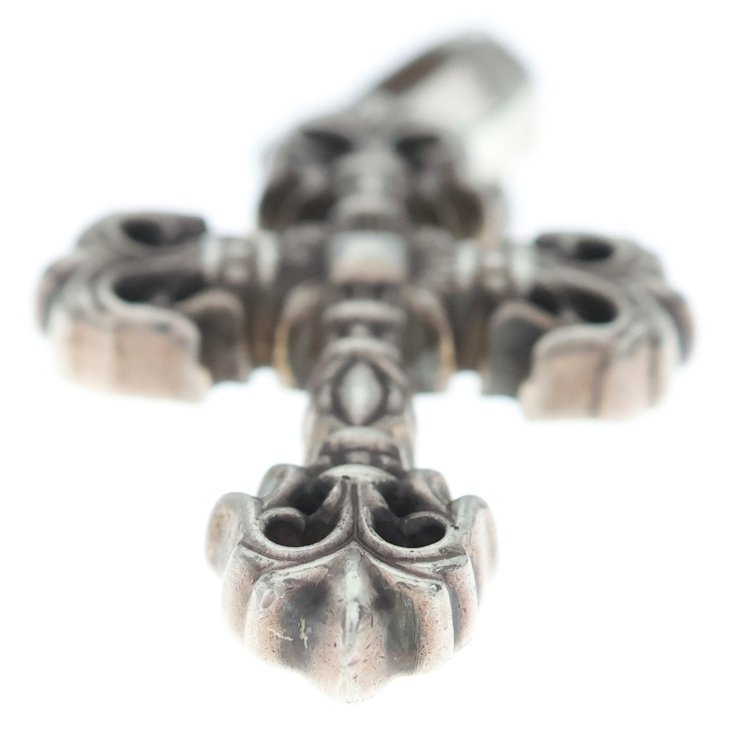 CHROME HEARTS(クロムハーツ) FILIG CROSS-XSM W BALE フィリグリークロスXSベイル wベイル ネックレストップ シルバー BCA262