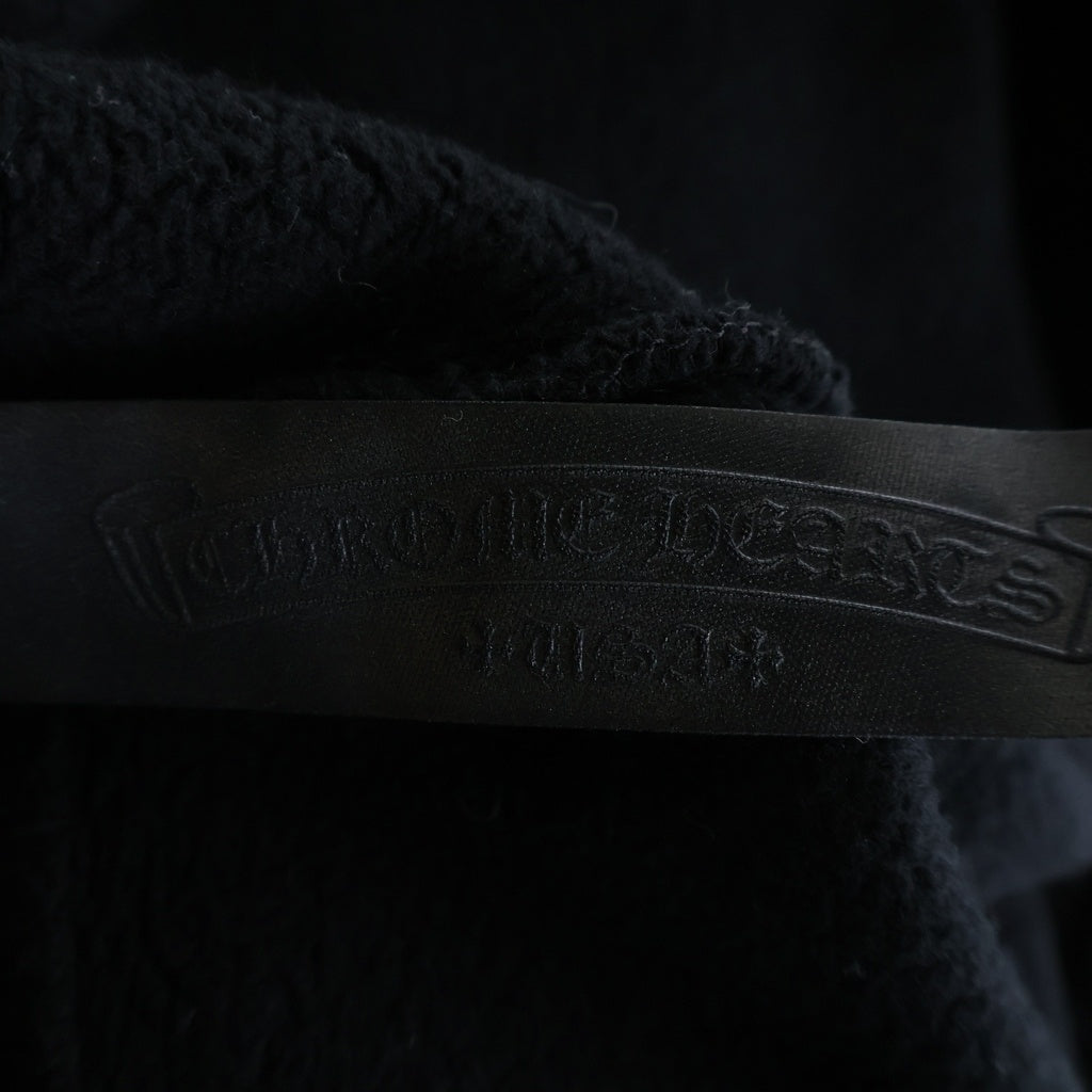 CHROME HEARTS(クロムハーツ) Y NOT HARAKO CROSS PATCH SWEAT PANTS ワイノット ハラコ クロスパッチ スウェットパンツ ブラック