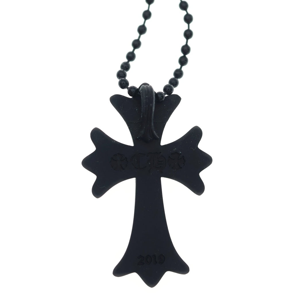 CHROME HEARTS(クロムハーツ) RUBBER CH CRS SML スモールCHクロス ラバーネックレス シリコン ブラック