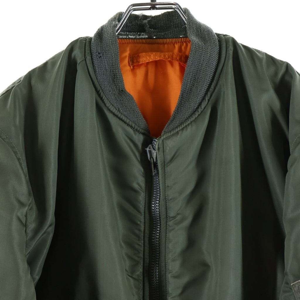 VINTAGE(ヴィンテージ) 60s MA-1 フライトジャケット 1961年製 SKYLINE CLOTHING CROWN CCジップ グリーン MIL-J-8279C