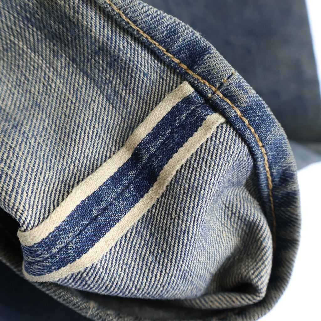 Levi's(リーバイス) 70S VINTAGE 501 BIG E 後期 ヴィンテージ ボタン裏刻印8 足長R 並行ステッチ デニムパンツ インディゴ