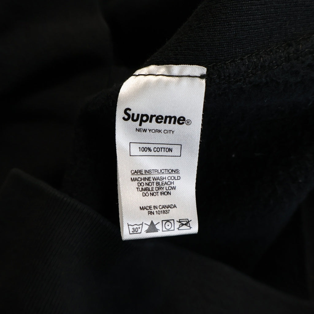 SUPREME(シュプリーム) 20AW Cross Box Logo Hooded Sweatshirt クロスボックスロゴ プルオーバースウェットパーカー フーディー ブラック