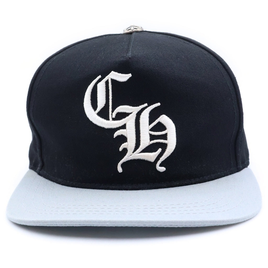 CHROME HEARTS(クロムハーツ) 6 PANEL CH TRUCKER CAP CH刺繍 トラッカーキャップ ブラック/グレー
