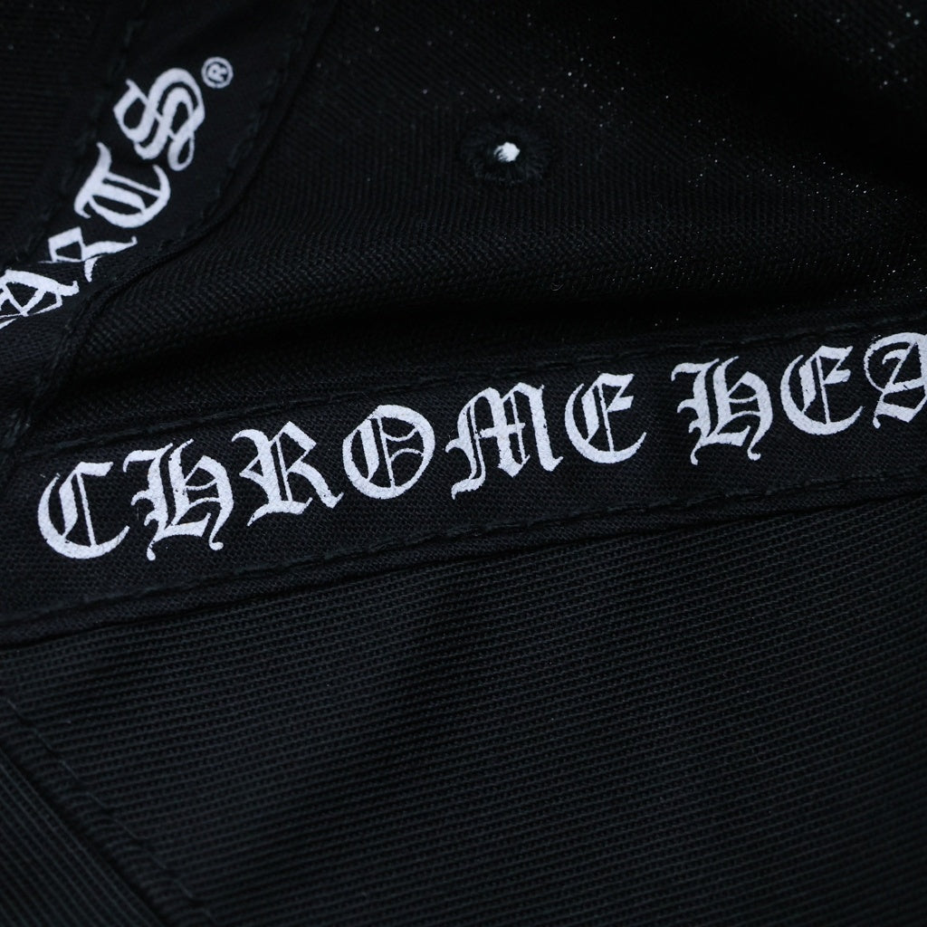 CHROME HEARTS(クロムハーツ) 6 PANEL CH TRUCKER CAP CH刺繍 トラッカーキャップ ブラック/グレー