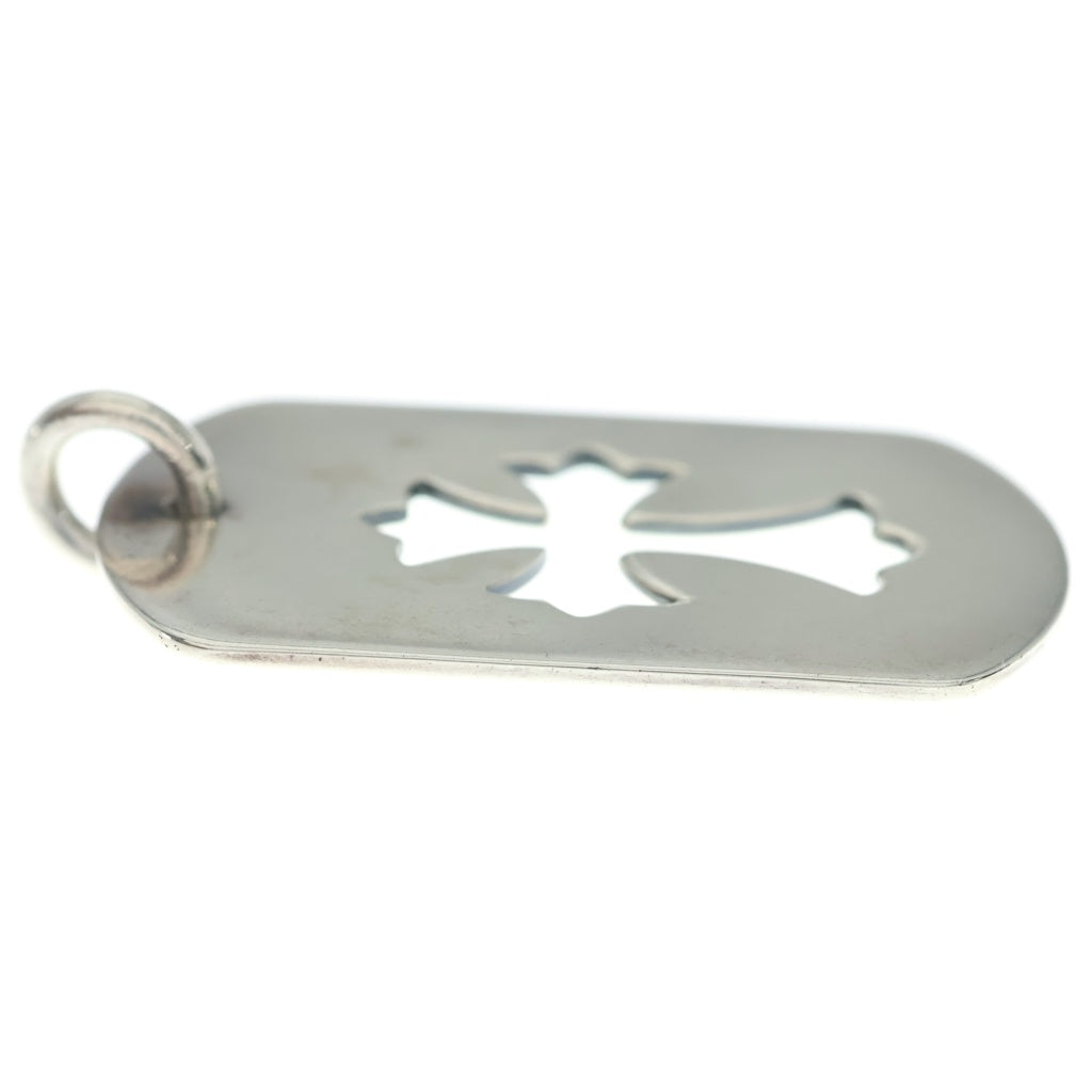 CHROME HEARTS(クロムハーツ) D TAG LRG CO CRS カットアウトクロスドッグタグ ラージ ペンダントトップ シルバー BCA239
