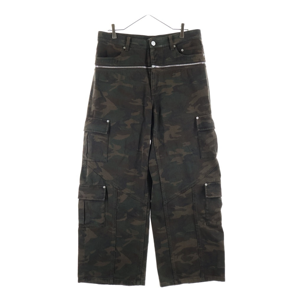 NO BRAND(ノーブランド) GOAR ARCHIVE(ゴアアーカイブ)ZIPPER WAIST PANTS CAMO カモ ウェストジッパーパンツ ブラウン