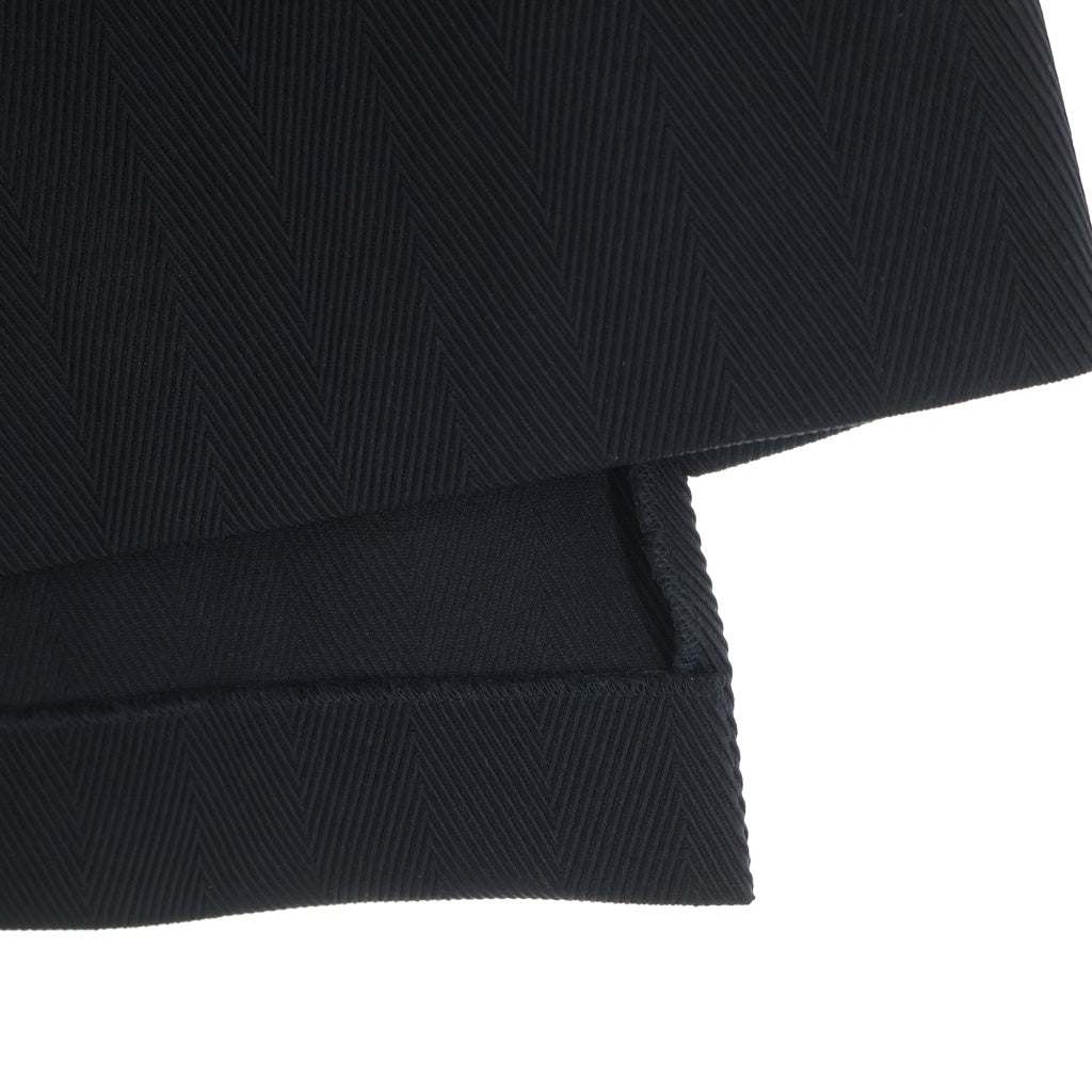 BLACK COMME des GARCONS(ブラックコムデギャルソン) 25AW 裾ジップ付きハーフパンツ ブラック 1Q-P001