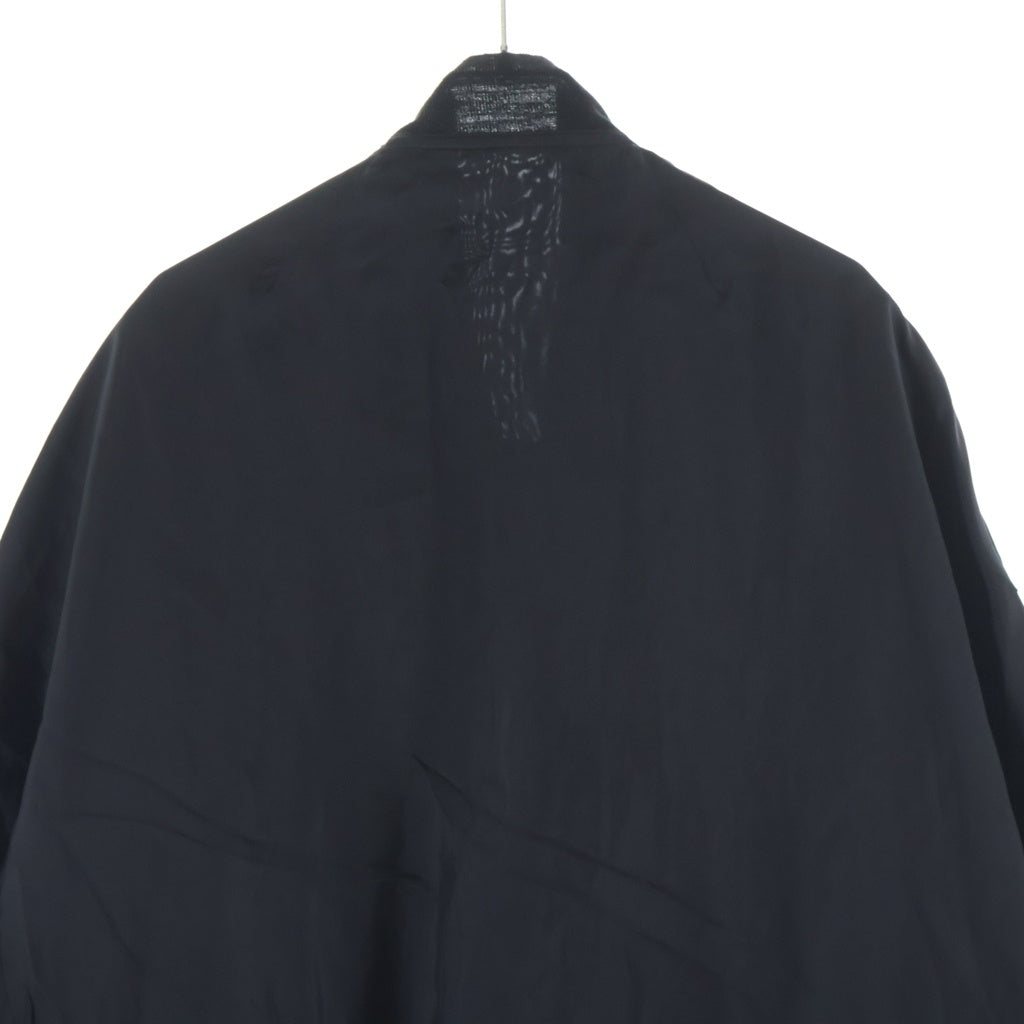 Rick Owens(リックオウエンス) 25SS JUMBO PETER FLIGHT JACKET ジャンボ ピーター フライトジャケット ナイロン ボンバージャケット ブラック RU01E5793-J