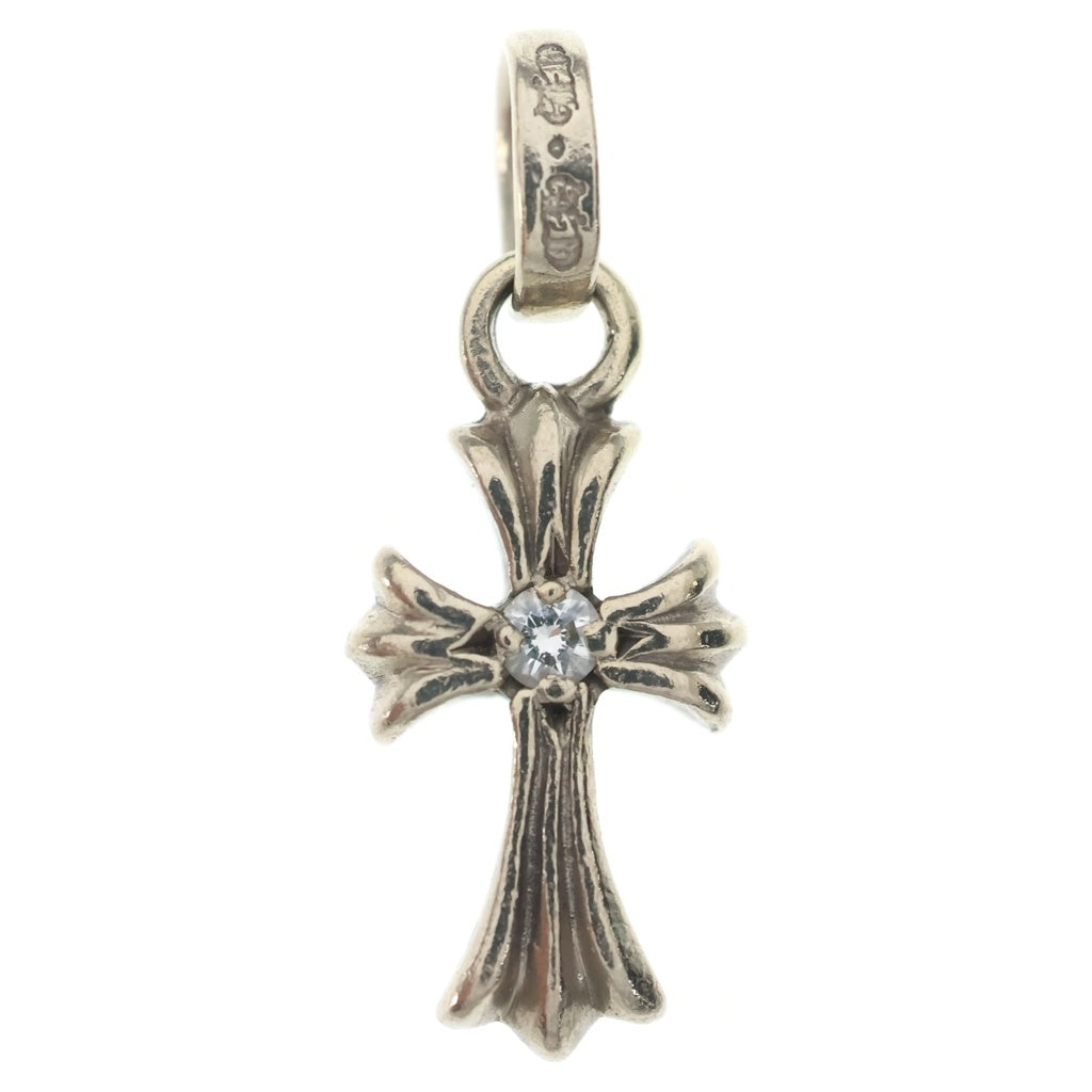 CHROME HEARTS(クロムハーツ) 18K BBY FAT 1DIA ベイビーファット ホワイトゴールドネックレストップ チャーム